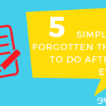 5 Simple yet Forgotten Things to Do After an Event